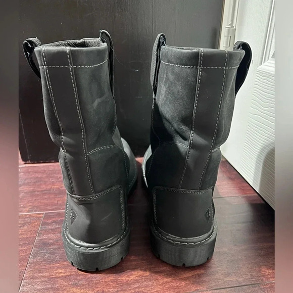 Herman Survivors Men's Size 13 Black  Steel Toe Theo Boots  Leather Oil/Slip Res - Picture 2 of 9